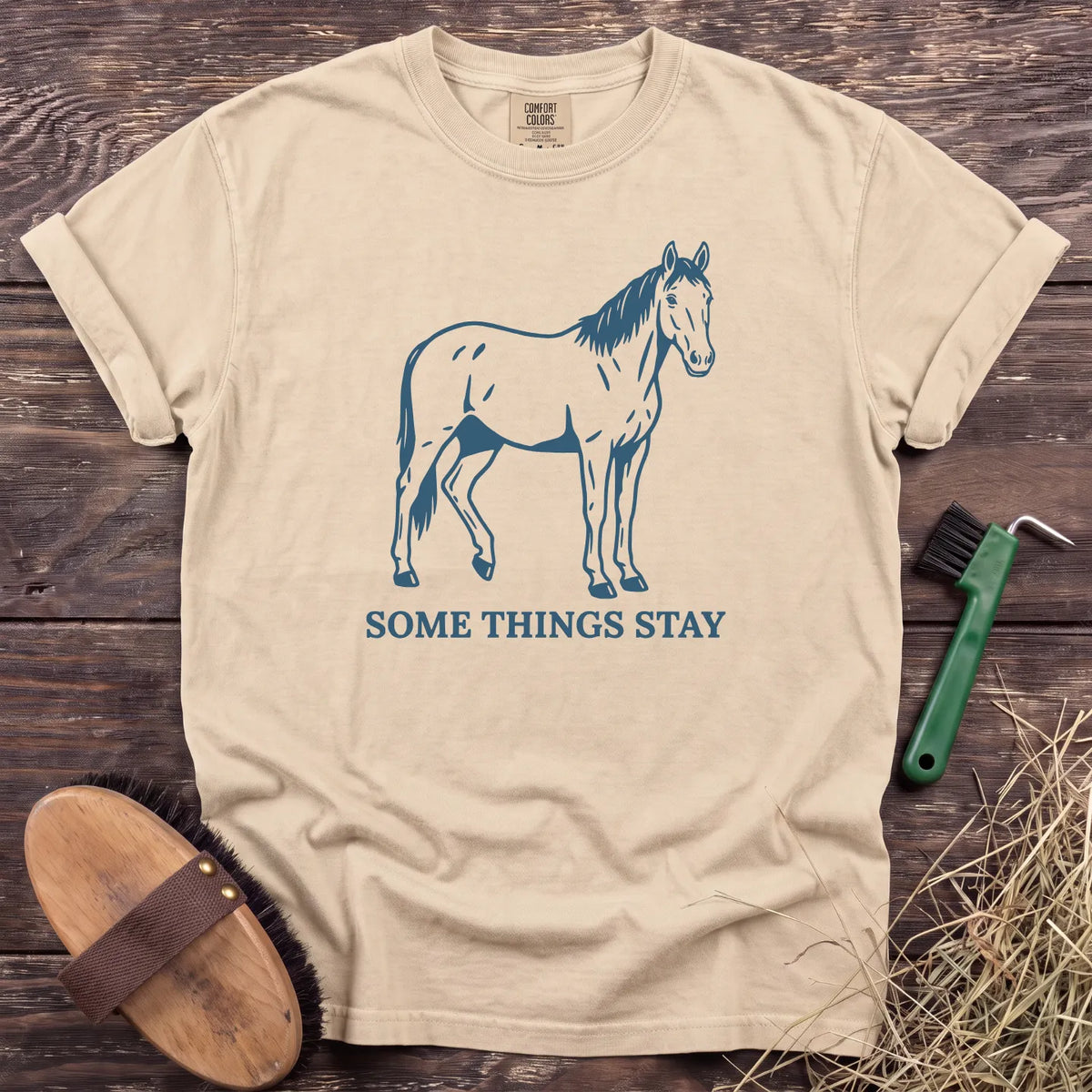 Some Things Stay T-Shirt in Ivory [color: Ivory]