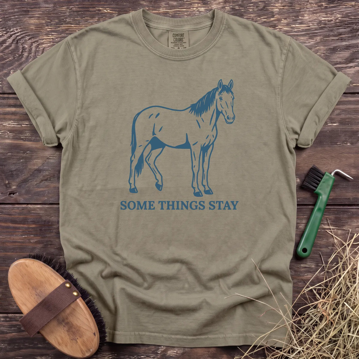 Some Things Stay T-Shirt in Sandstone [color: Sandstone]