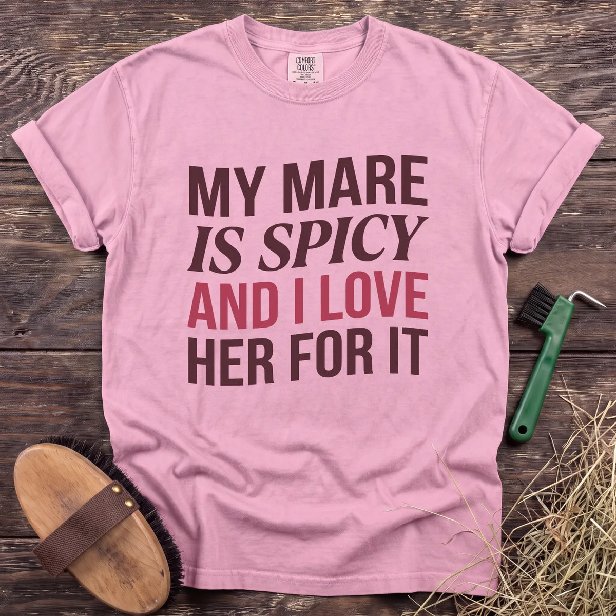 Spicy Mare T-Shirt in Blossom [color: Blossom]