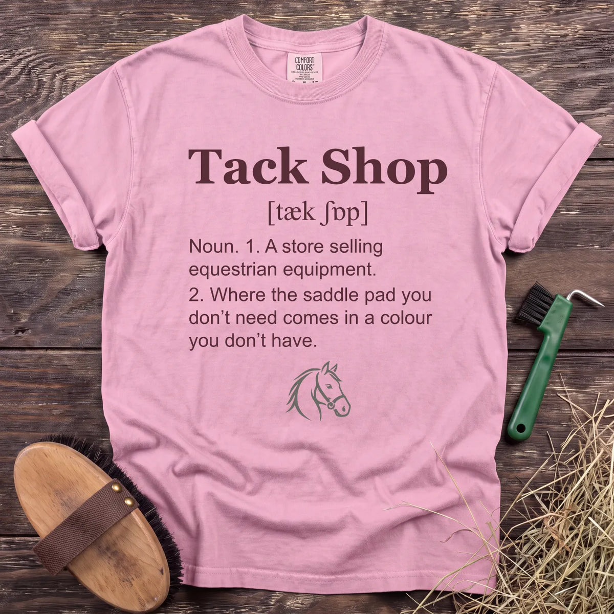 Tack Shop T-Shirt in Blossom [color: Blossom]