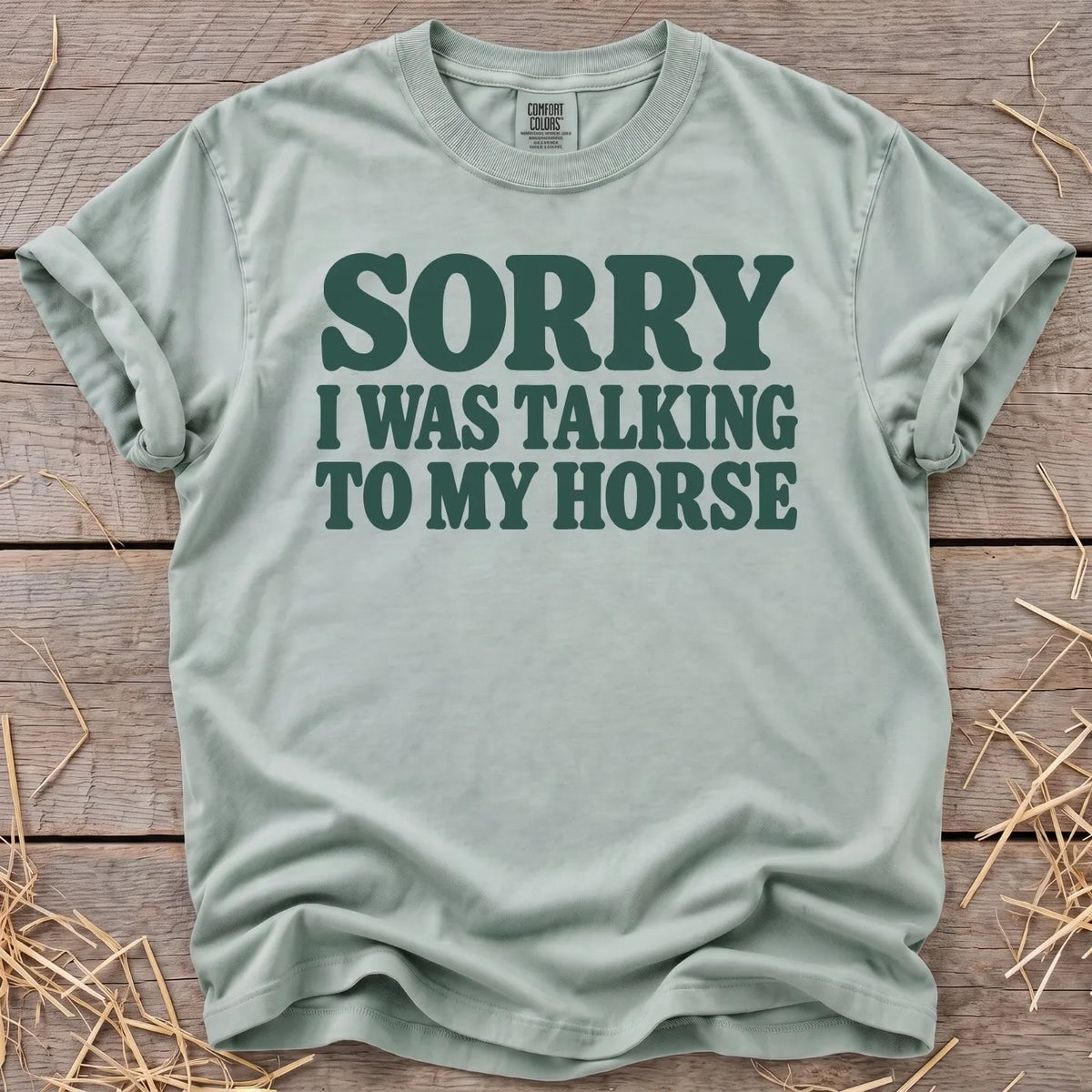 Talking to My Horse T-Shirt in Bay [color: Bay]