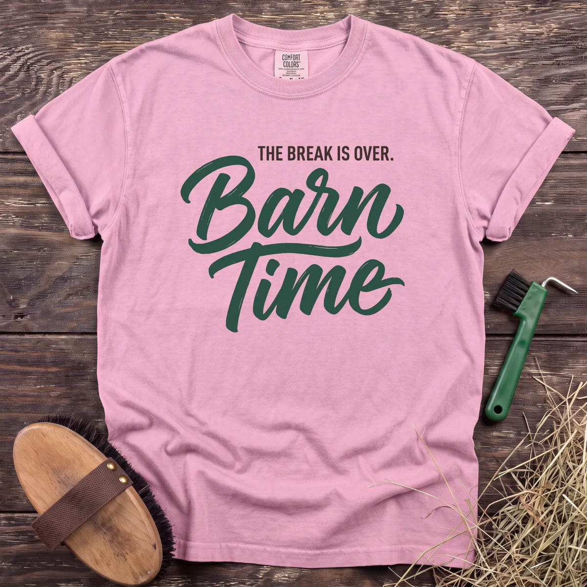 The Break Is Over T-Shirt in Blossom [color: Blossom]