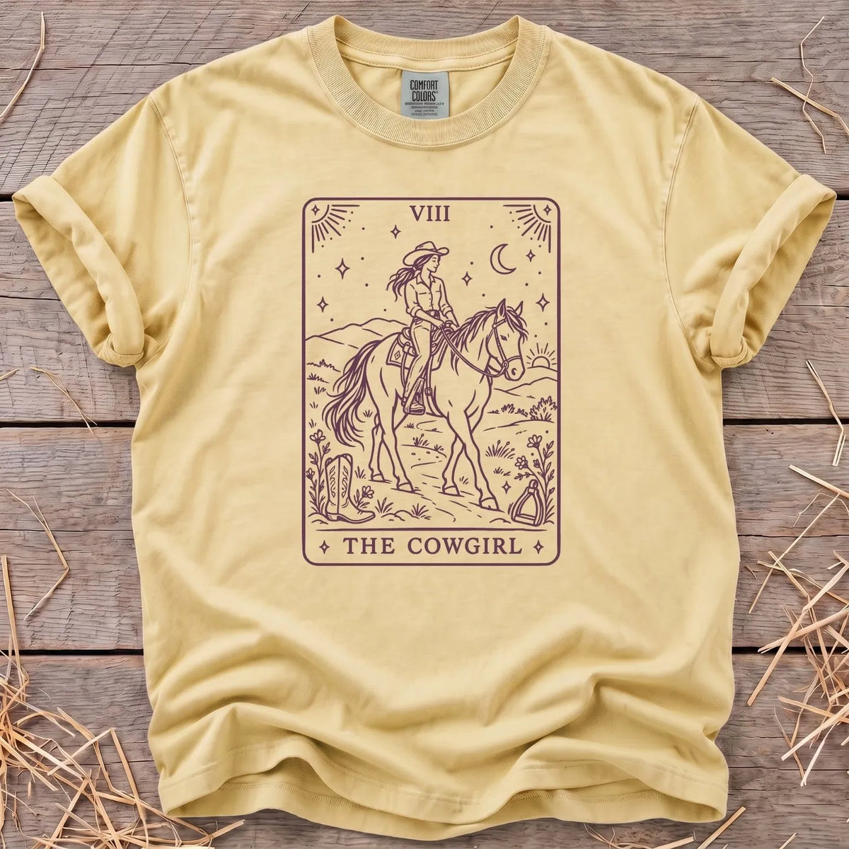 The Cowgirl T-Shirt in Butter [color: Butter]