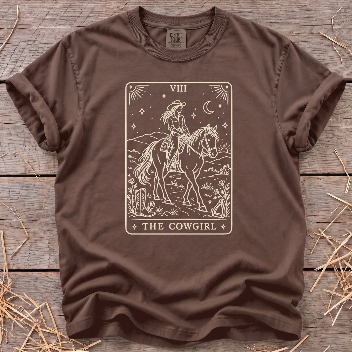 The Cowgirl T-Shirt in Espresso [color: Espresso]