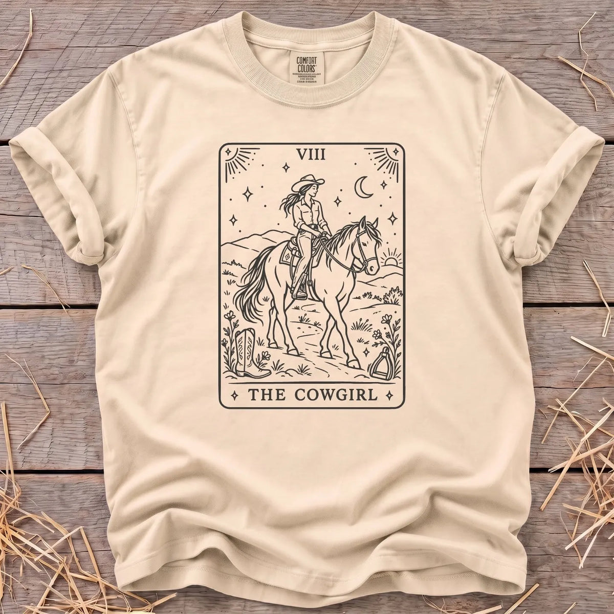 The Cowgirl T-Shirt in Ivory [color: Ivory]