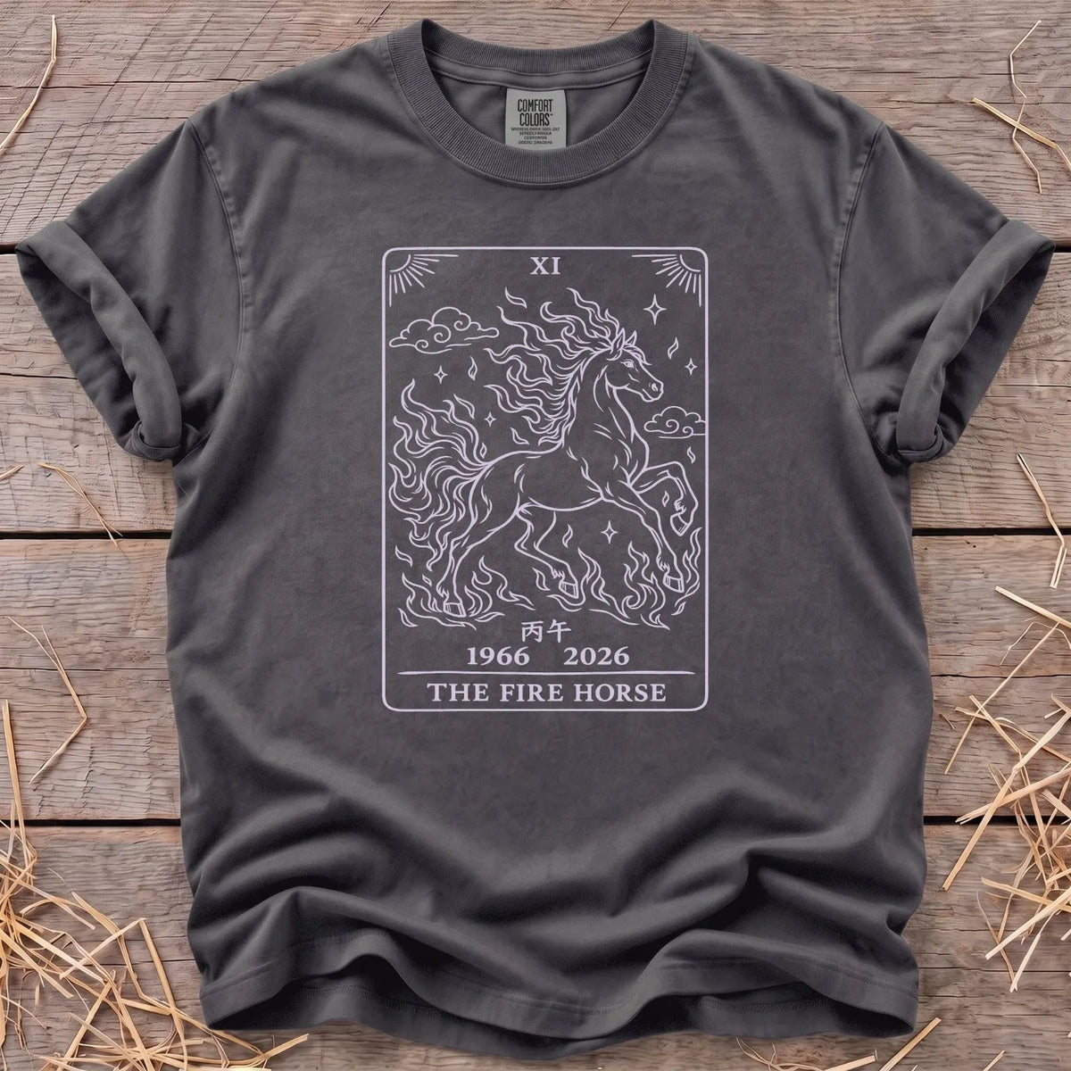 The Fire Horse T-Shirt in Pepper [color: Pepper]