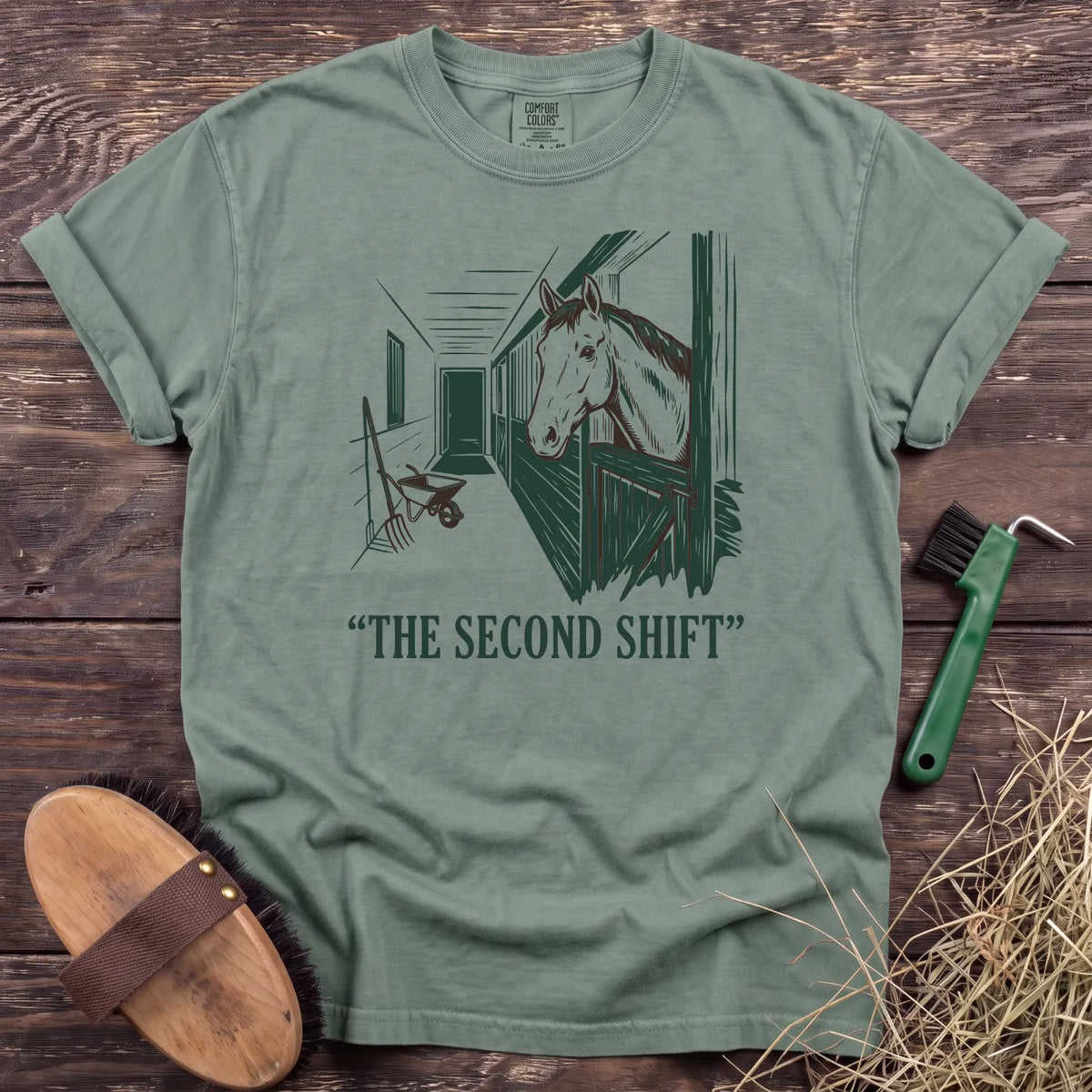 The Second Shift T-Shirt in Bay [color: Bay]