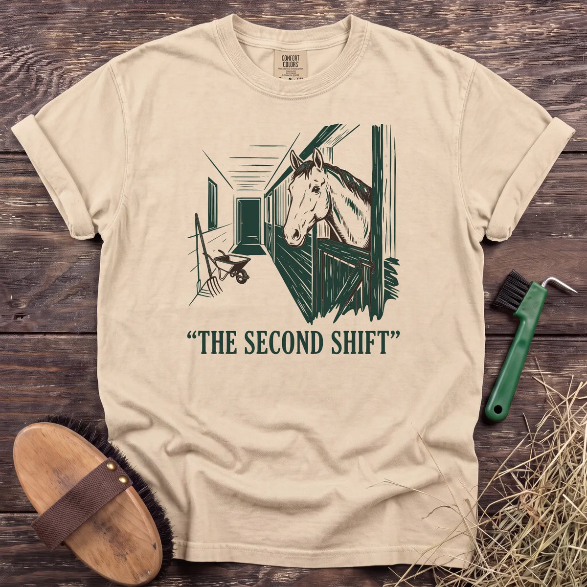 The Second Shift T-Shirt in Ivory [color: Ivory]