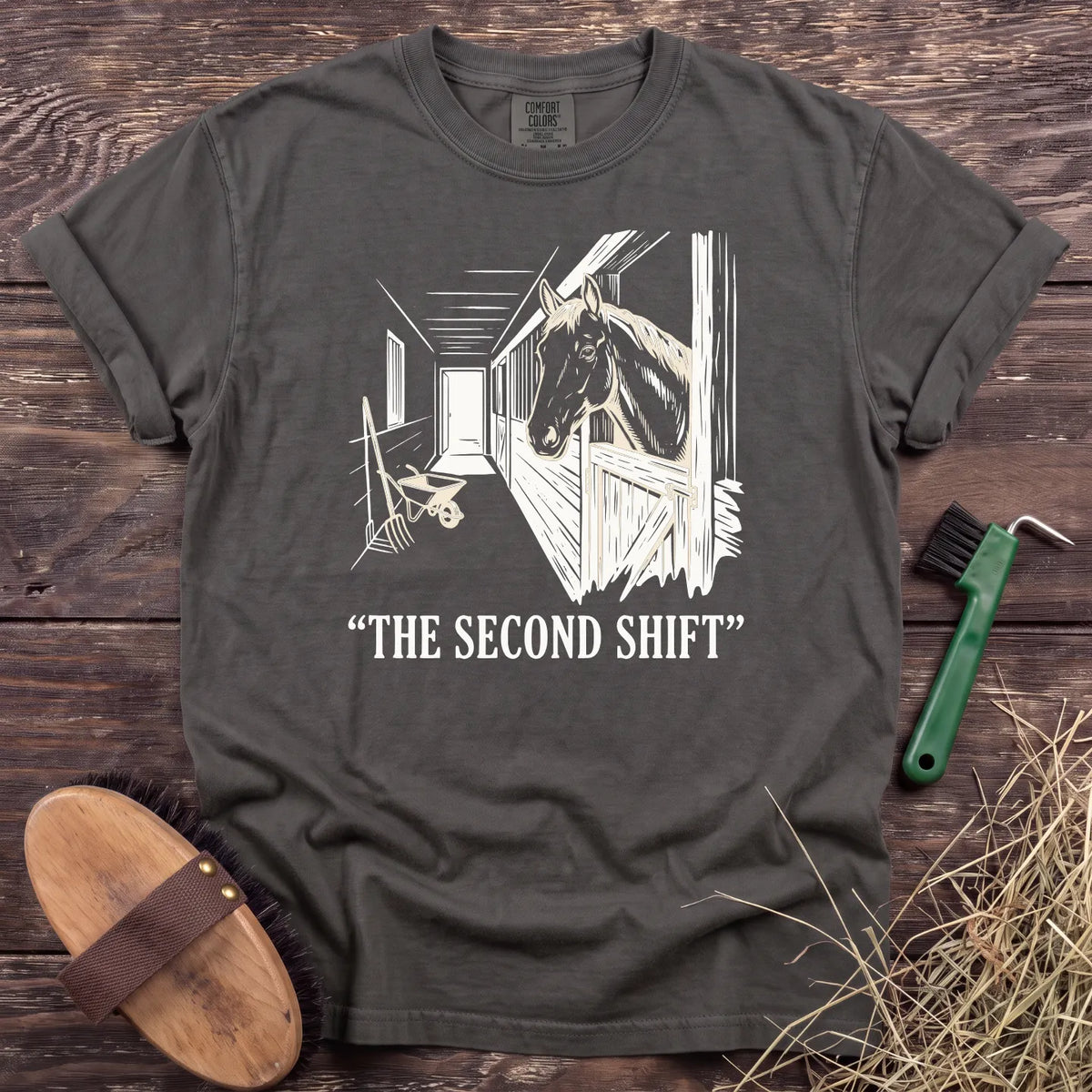 The Second Shift T-Shirt in Pepper [color: Pepper]