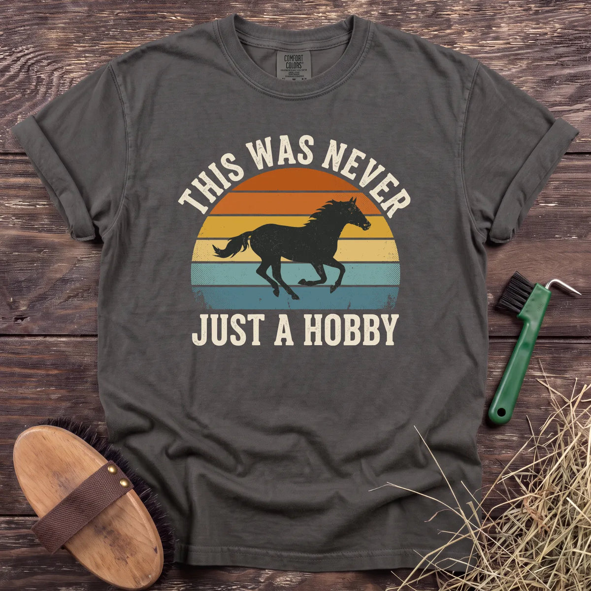 Never Just a Hobby T-Shirt in Pepper [color: Pepper]