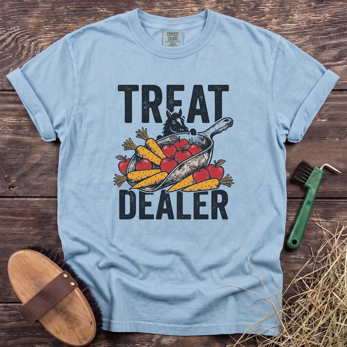 Treat Dealer T-Shirt in Chambray [color: Chambray]