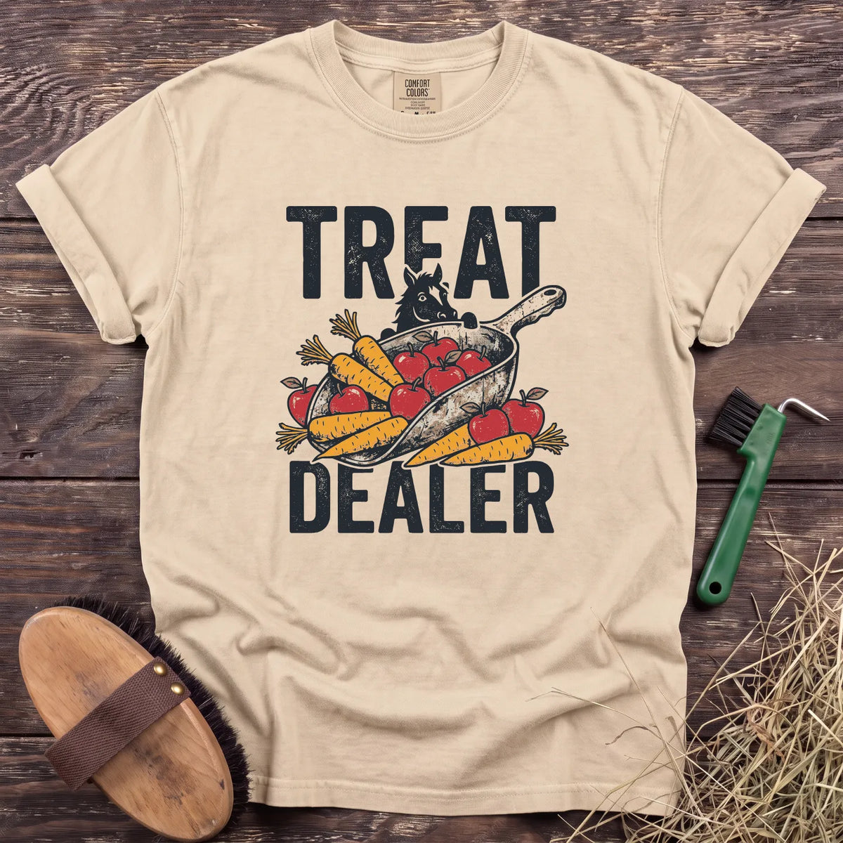 Treat Dealer T-Shirt in Ivory [color: Ivory]