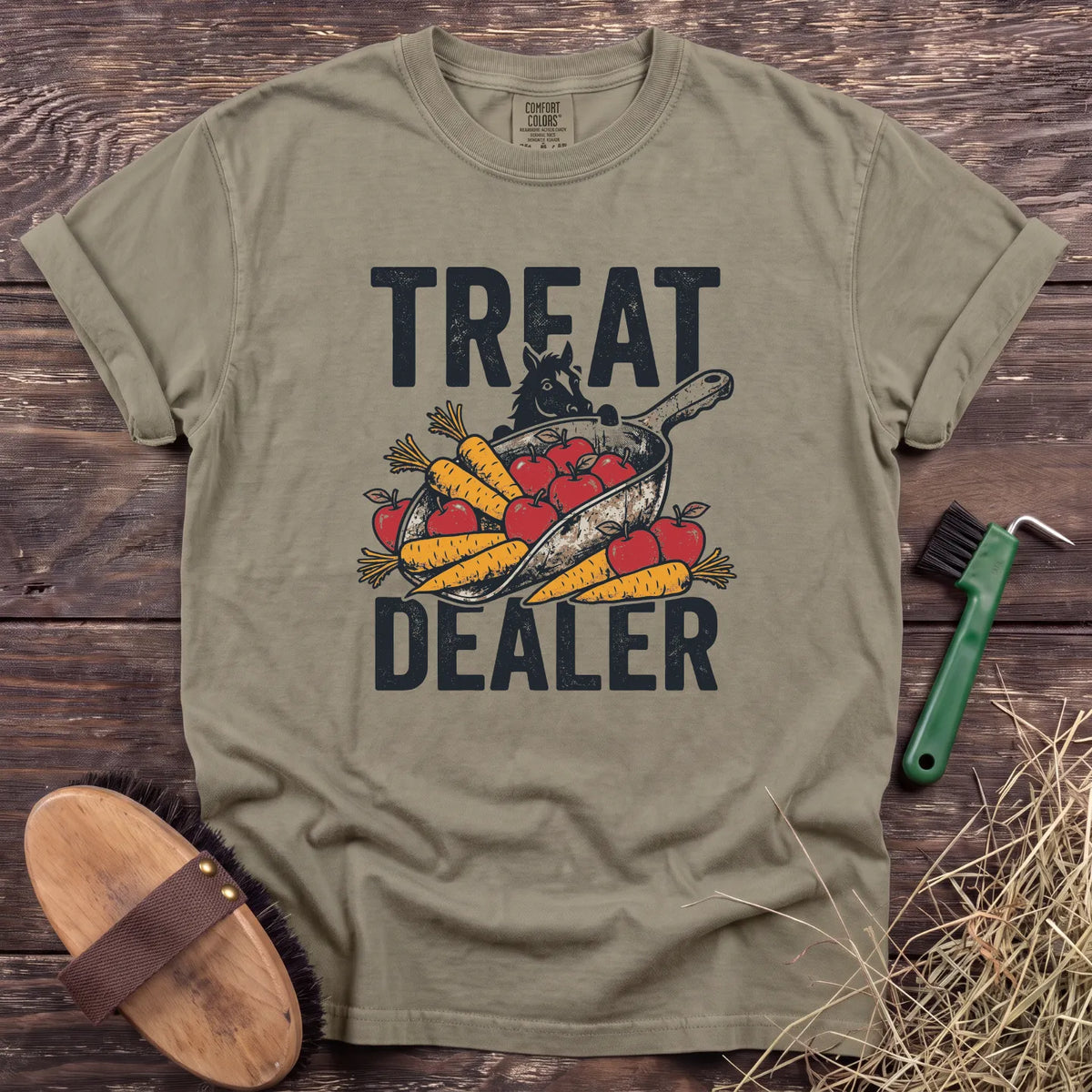 Treat Dealer T-Shirt in Sandstone [color: Sandstone]