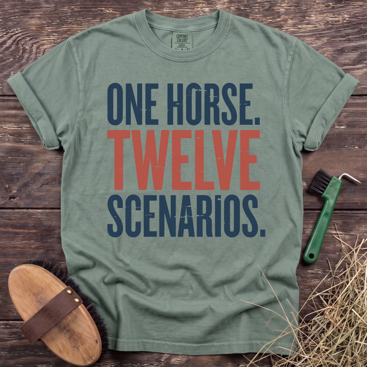 Twelve Scenarios T-Shirt in Bay [color: Bay]