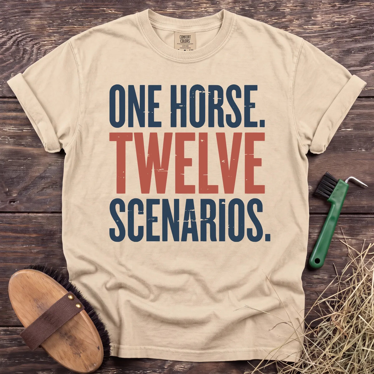Twelve Scenarios T-Shirt in Ivory [color: Ivory]