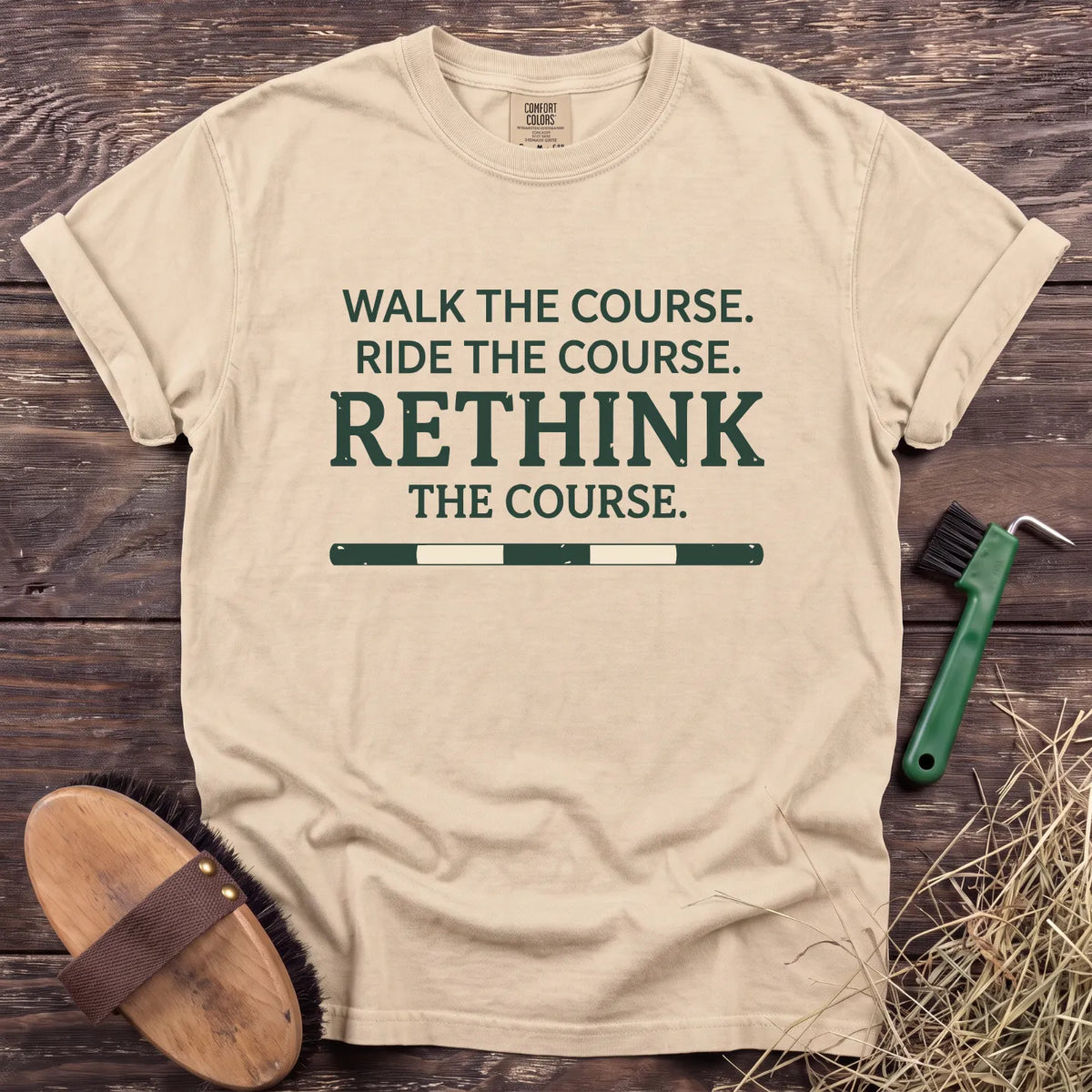 Walk the Course T-Shirt in Ivory [color: Ivory]