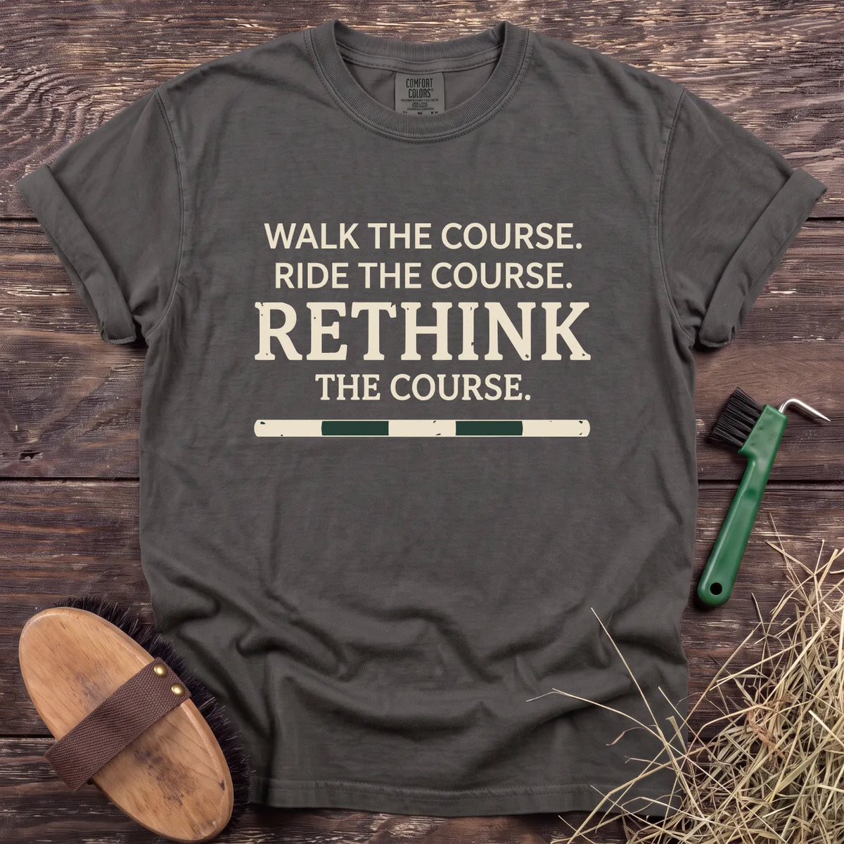 Walk the Course T-Shirt in Pepper [color: Pepper]