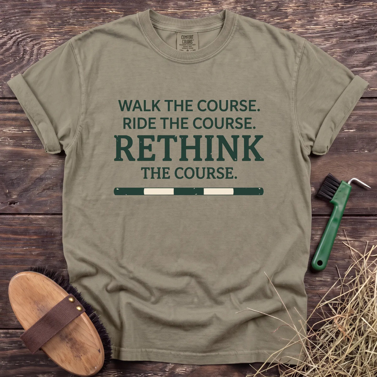 Walk the Course T-Shirt in Sandstone [color: Sandstone]