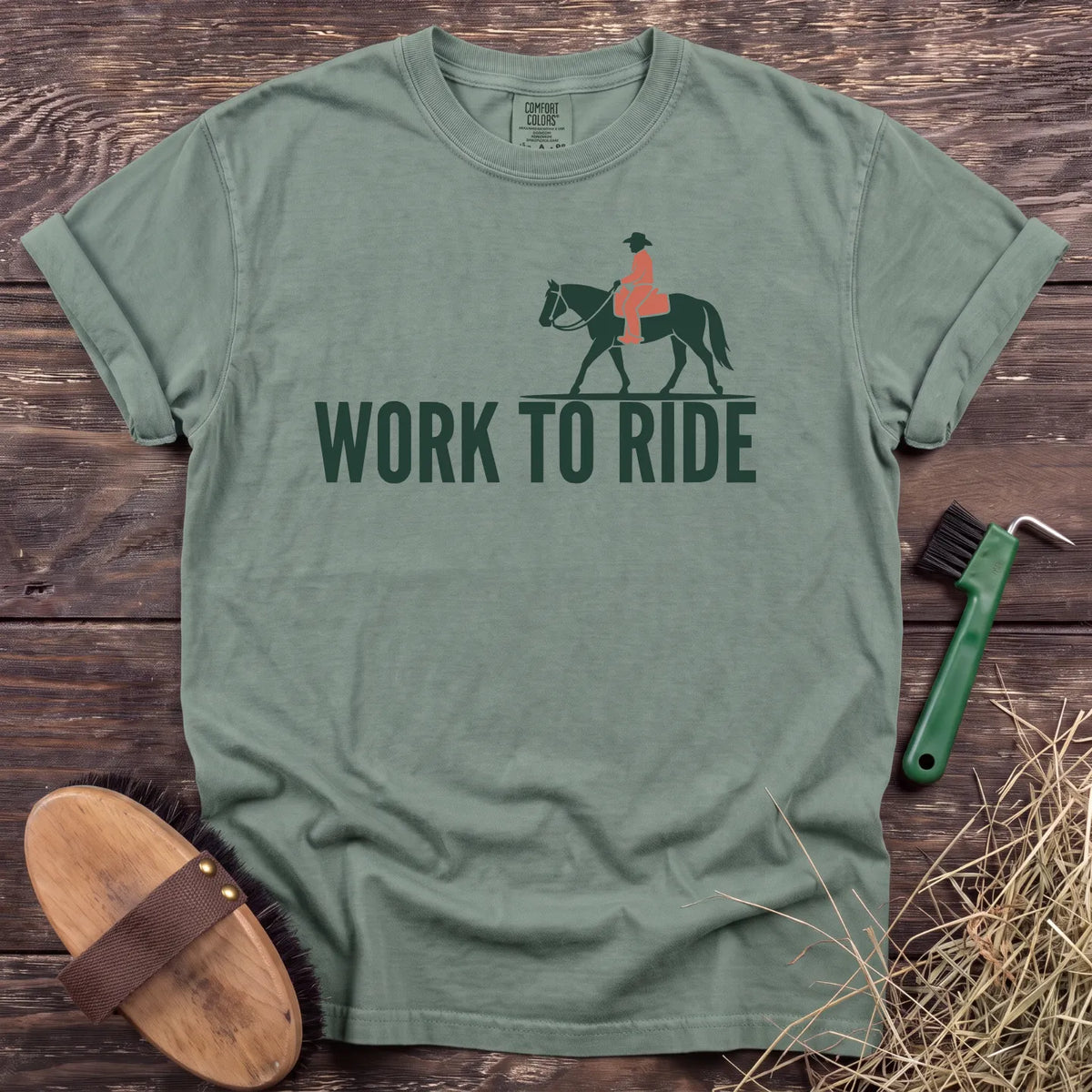 Work to Ride T-Shirt in Bay [color: Bay]