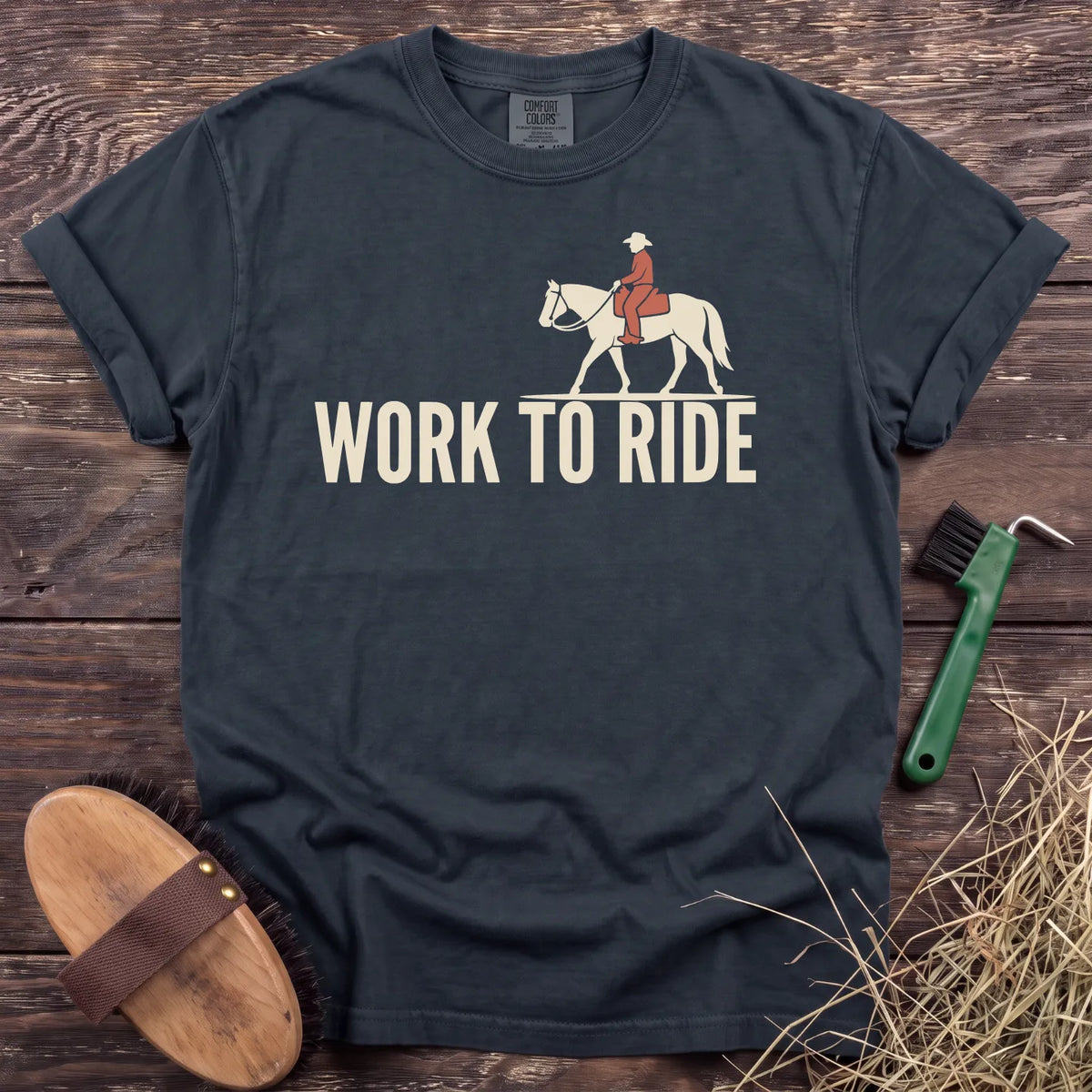 Work to Ride T-Shirt in Graphite [color: Graphite]