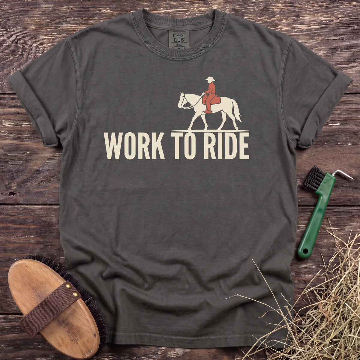 Work to Ride T-Shirt in Pepper [color: Pepper]