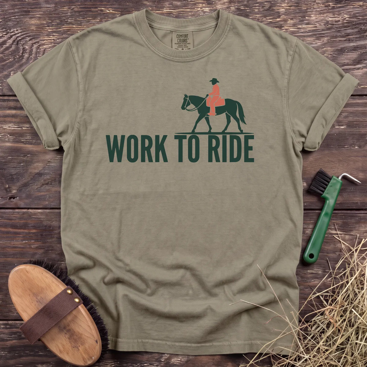 Work to Ride T-Shirt in Sandstone [color: Sandstone]