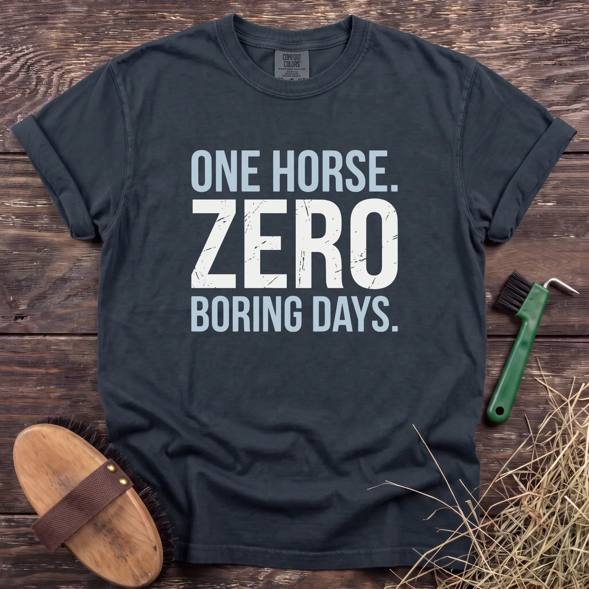 Zero Boring Days T-Shirt in Graphite [color: Graphite]